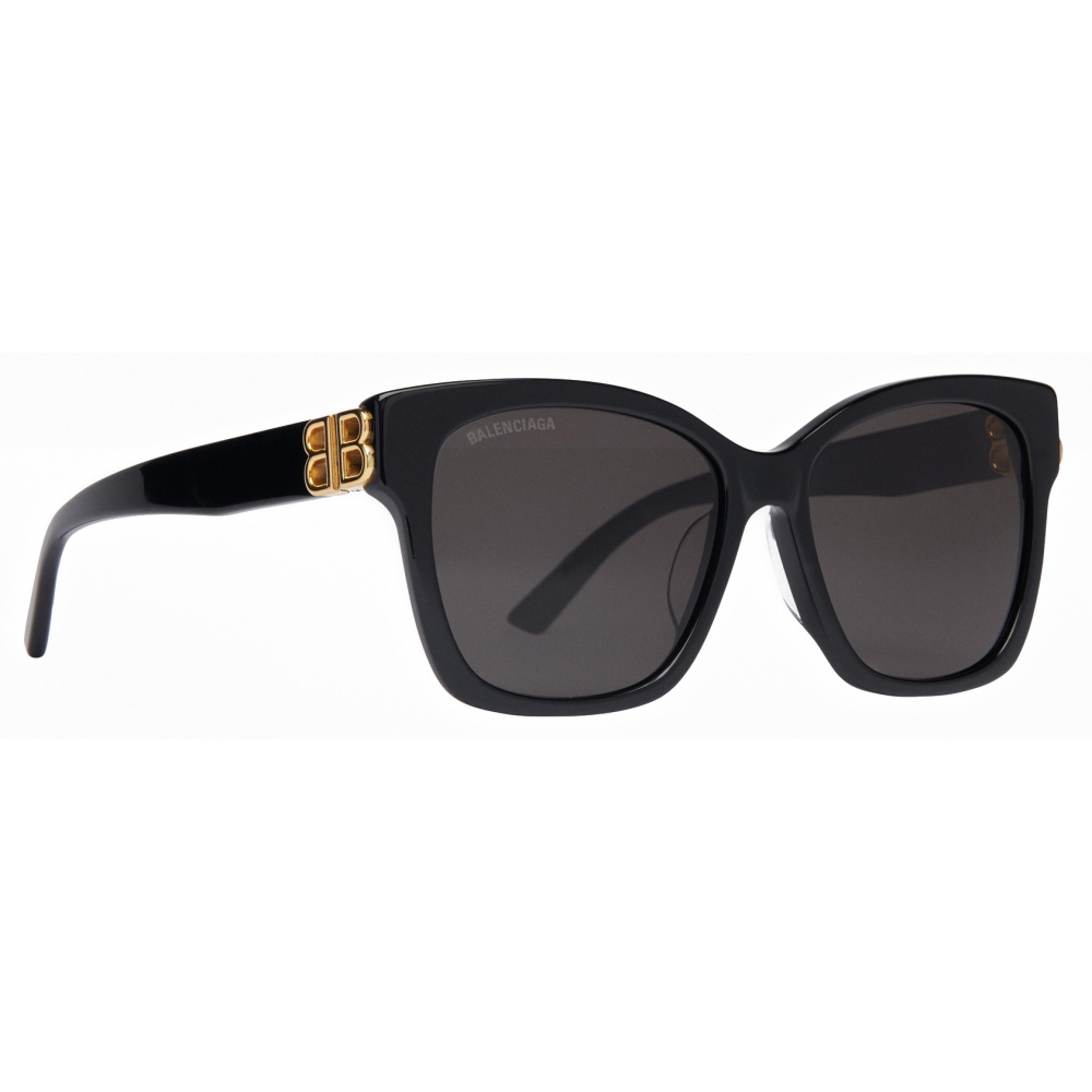 Balenciaga Dynasty Bb Squareframe Acetate And Goldtone Sunglasses in  Black  Lyst