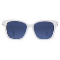 Balenciaga - Adjusted Fit Dynasty Square Sunglasses - White - Sunglasses - Balenciaga Eyewear