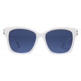 Balenciaga - Adjusted Fit Dynasty Square Sunglasses - White - Sunglasses - Balenciaga Eyewear