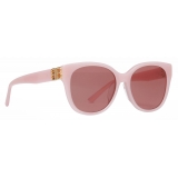 Balenciaga - Adjusted Fit Dynasty Cat Sunglasses - Pink - Sunglasses - Balenciaga Eyewear