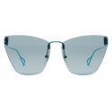 Balenciaga - Light Cat Sunglasses - Turquoise - Sunglasses - Balenciaga Eyewear