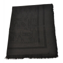 Elisabetta Franchi - Square Pashmina Stole - Black - Scarves - Made in Italy - Luxury Exclusive Collection