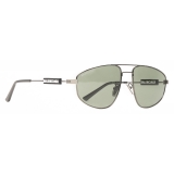 Balenciaga - Tag Pilot Sunglasses - Khaki - Sunglasses - Balenciaga Eyewear