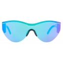 Balenciaga - Ski Cat Sunglasses - Adjusted Fit - Black Blue - Sunglasses - Balenciaga Eyewear