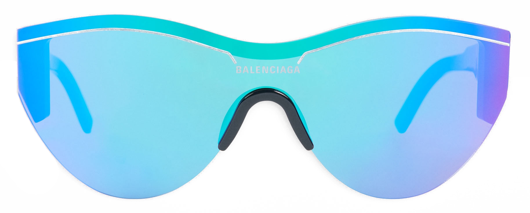 Balenciaga - Ski Cat Sunglasses - Adjusted Fit - Black Blue