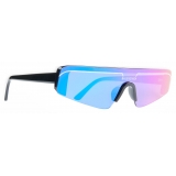 Balenciaga - Occhiali da Sole Ski Cat - Nero Blu - Occhiali da Sole - Balenciaga Eyewear