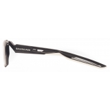 Balenciaga - Hybrid Rectangle Sunglasses - Black White - Sunglasses - Balenciaga Eyewear