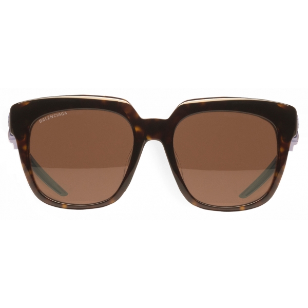 Balenciaga - Alternative Fit Hybrid D-Frame Sunglasses - Brown - Sunglasses - Balenciaga Eyewear