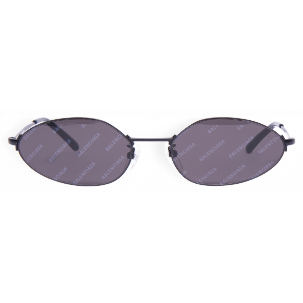 Balenciaga - Occhiali da Sole Invisible Oval - Grigio Chiaro - Occhiali da Sole - Balenciaga Eyewear