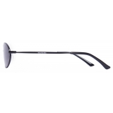Balenciaga - Occhiali da Sole Invisible Oval - Grigio Chiaro - Occhiali da Sole - Balenciaga Eyewear