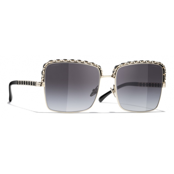 Chanel - Occhiali Quadrati da Sole - Grigio Sfumato - Chanel Eyewear