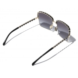 Chanel - Occhiali Quadrati da Sole - Grigio Sfumato - Chanel Eyewear