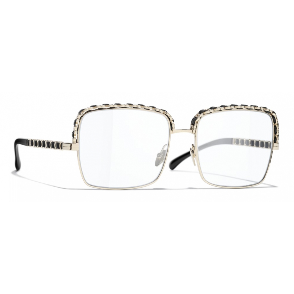 chanel black frame eyeglasses