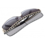 Chanel - Occhiali da Sole a Maschera - Grigio Sfumato - Chanel Eyewear