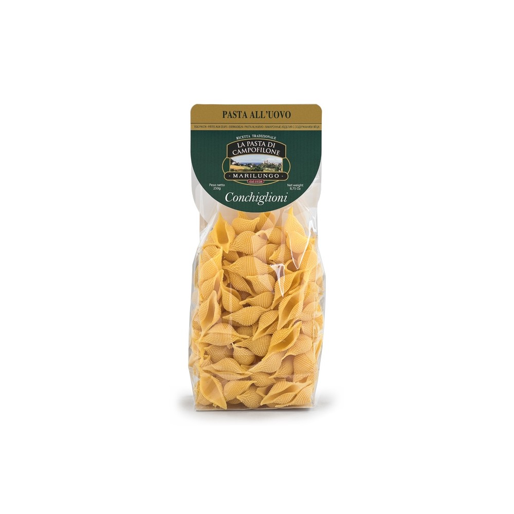 Pasta Marilungo - Conchiglioni - Pasta Corta Trafilata - Pasta di Campofilone