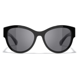 Chanel - Occhiali Modello Pantos da Sole - Nero Grigio - Chanel Eyewear