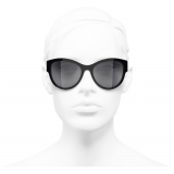 Chanel - Occhiali Modello Pantos da Sole - Nero Grigio - Chanel Eyewear