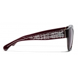 Chanel - Pantos Sunglasses - Dark Red - Chanel Eyewear