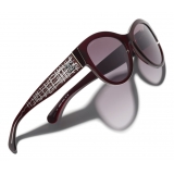 Chanel - Pantos Sunglasses - Dark Red - Chanel Eyewear