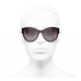 Chanel - Occhiali Modello Pantos da Sole - Rosso Scuro - Chanel Eyewear