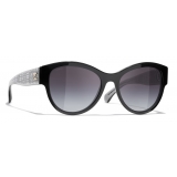 Chanel - Occhiali Modello Pantos da Sole - Nero Grigio - Chanel Eyewear