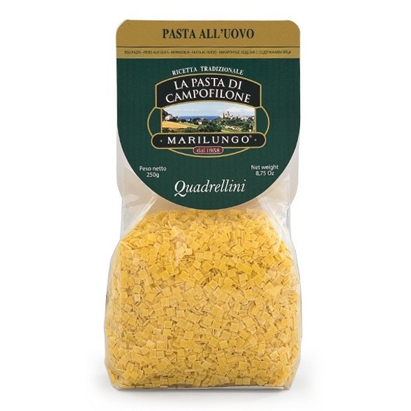Pasta Marilungo - Quadrellini - Pasta Corta Trafilata - Pasta di Campofilone