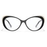 Chanel - Cat Eye Sunglasses - Black Trasparent - Chanel Eyewear