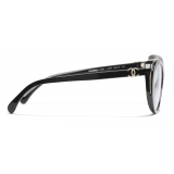 Chanel - Cat Eye Sunglasses - Black Trasparent - Chanel Eyewear