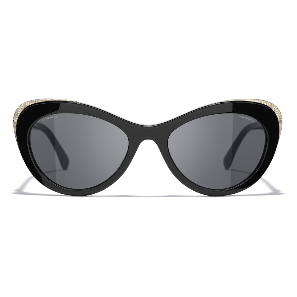 Chanel 3450B Glasses Black Cat Eye Women