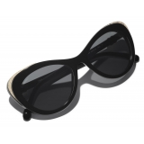 Chanel - Cat Eye Sunglasses - Black Gray - Chanel Eyewear