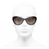 Chanel - Cat Eye Sunglasses - Brown - Chanel Eyewear