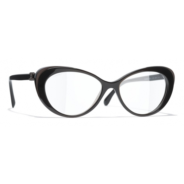 Chanel - Occhiali Cat-Eye da Sole - Marrone Trasparente - Chanel Eyewear