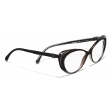 Chanel - Occhiali Cat-Eye da Sole - Marrone Trasparente - Chanel Eyewear