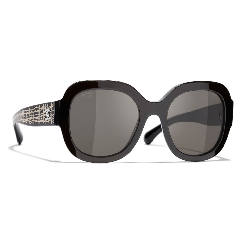 Chanel - Square Sunglasses - Brown Transparent - Chanel Eyewear