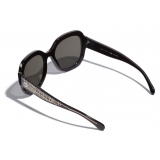 Chanel - Occhiali Quadrati da Sole - Marrone - Chanel Eyewear