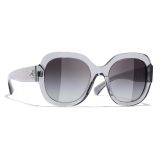 Chanel - Occhiali Quadrati da Sole - Grigio - Chanel Eyewear