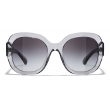 Chanel - Occhiali Quadrati da Sole - Grigio - Chanel Eyewear