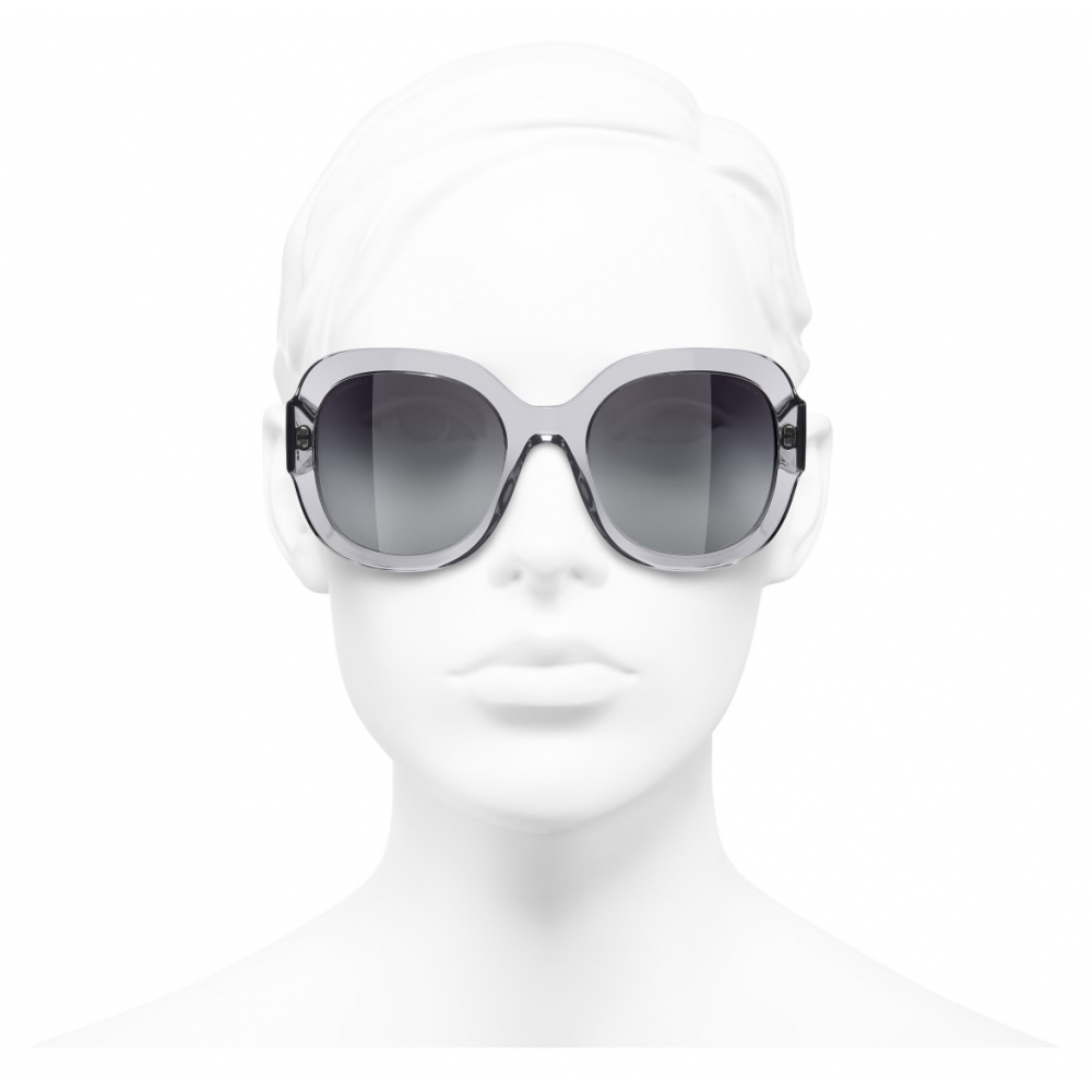 Chanel - Square Sunglasses - Gray - Chanel Eyewear - Avvenice