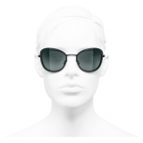 Chanel - Pantos Sunglasses - Black Green - Chanel Eyewear