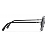 Chanel - Pantos Sunglasses - Silver Gray - Chanel Eyewear