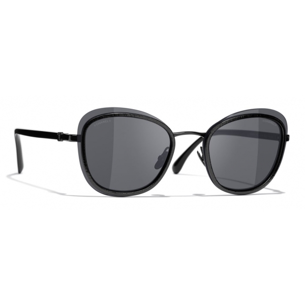 Chanel - Occhiali Modello Pantos da Sole - Nero Grigio - Chanel Eyewear