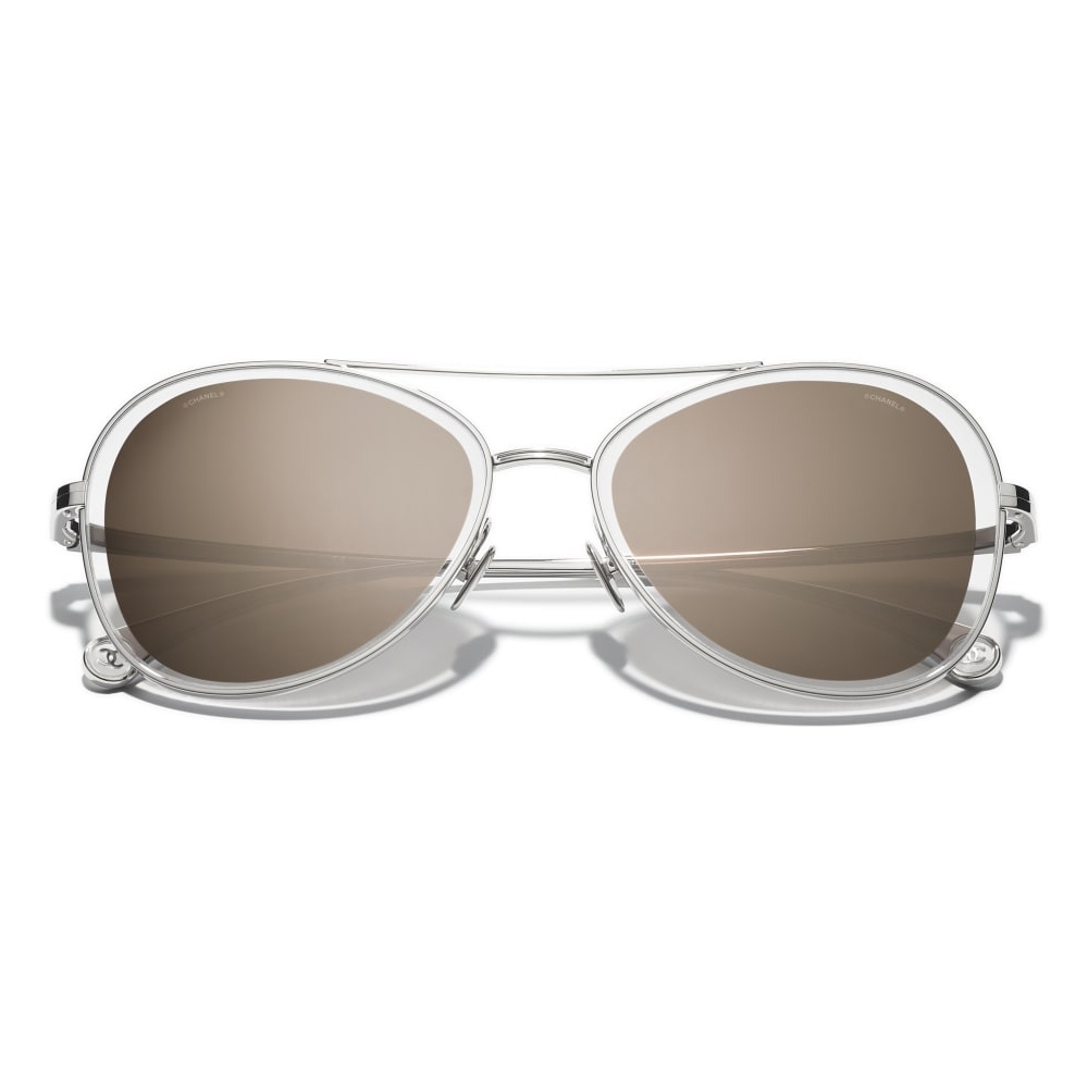 chanel mirrored sunglasses