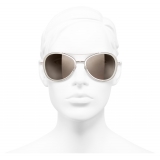 Chanel - Pilot Sunglasses - Pink Brown - Chanel Eyewear