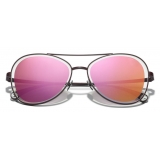 Chanel - Pilot Sunglasses - Dark Red - Chanel Eyewear