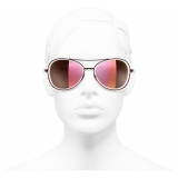 Chanel - Pilot Sunglasses - Dark Red - Chanel Eyewear