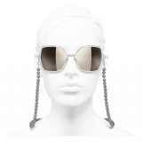 Chanel - Occhiali Farfalla da Sole - Argento Oro - Chanel Eyewear