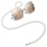 Chanel - Butterfly Sunglasses - Silver Pink Gold - Chanel Eyewear