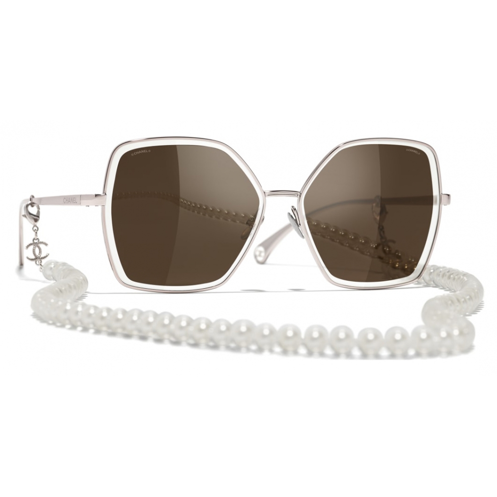 Chanel - Butterfly Sunglasses - Pink Brown - Chanel Eyewear - Avvenice