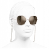 Chanel - Occhiali Farfalla da Sole - Rosa Marrone - Chanel Eyewear