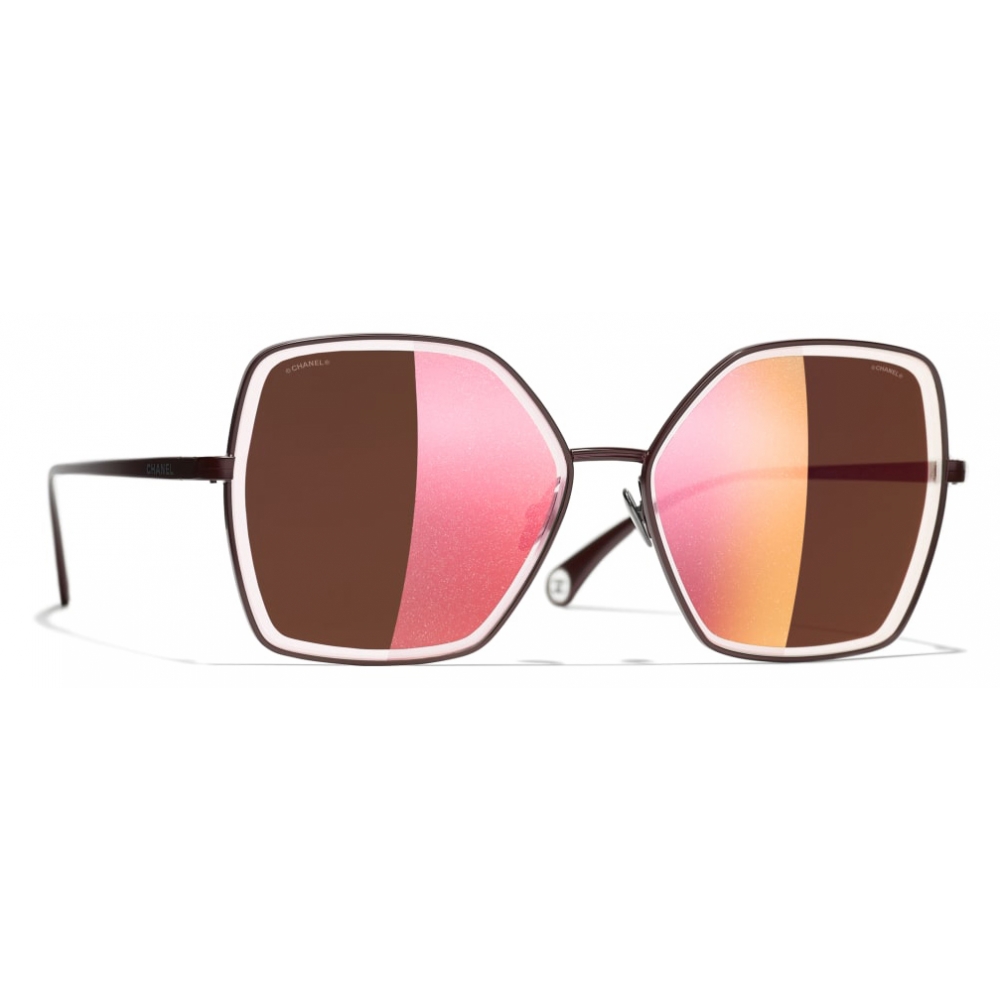 Chanel - Butterfly Sunglasses - Dark Red - Chanel Eyewear - Avvenice